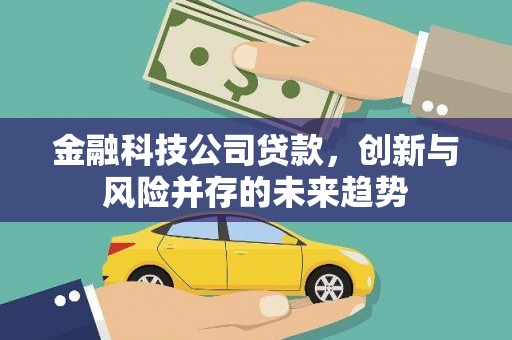 綦江金融科技公司贷款，创新与风险并存的未来趋势