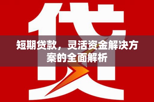 綦江短期贷款，灵活资金解决方案的全面解析