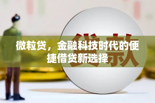 綦江微粒贷，金融科技时代的便捷借贷新选择
